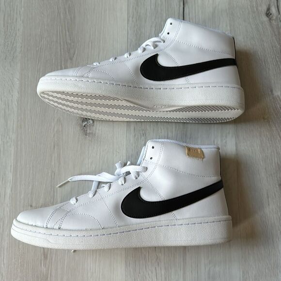 Nike Court Royale 2 Mid Sneaker Size 11.5 in White/black Stitch Fix NWT - Picture 12 of 14